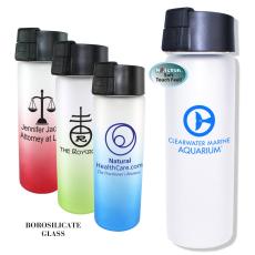 Halcyon&reg; 20 oz. Frosted Glass Bottle with Flip Top Lid - New Additions