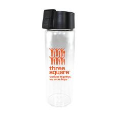 GlassGuard Flip Lid 20 oz. Clarity Bottle - Glass Bottles