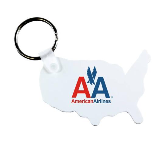 Auto & Tools - Keychains - USA-Shaped Fob
