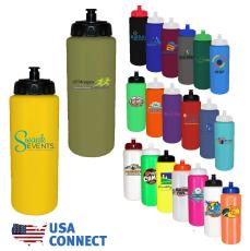 QuenchMate 32oz Bold Logo Sports Bottle - Sports Bottles