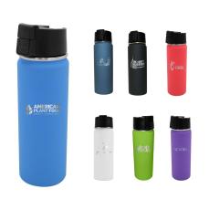 Halcyon&reg; 20 oz. Sport Bottle w/ Push Button Lid, Laser Engraved, Large - Sports Bottles