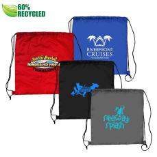 EcoLift Recycled Drawstring Backpack - Earth Day