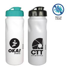 MicroHalt&trade; 24 oz. Cycle Bottle with Flip Top Cap - Charity & Walk-a-Thons