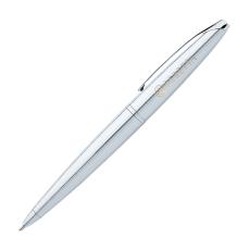 Cross&reg; ATX Pure Chrome Ballpoint Pen, Laser Engraved - Pens & Writing