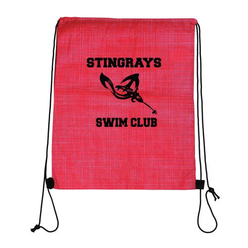 Bags - Tote Bags - CrissGuard Heathered Drawstring Backpack