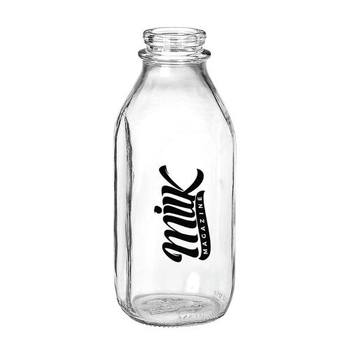 Drinkware - Glass Bottles - Milkmaid Crystal 1Qt Glass Bottle