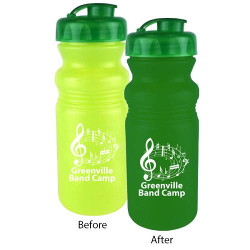 Drinkware - Color Changing - SunSwirl 20oz UV Color-Change Cycle Bottle