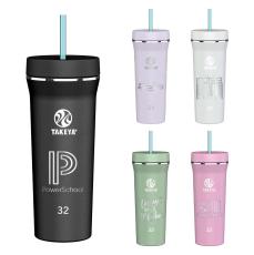 Takeya&reg; 32 oz. Straw Tumbler - Laser, Premium - Sports Bottles
