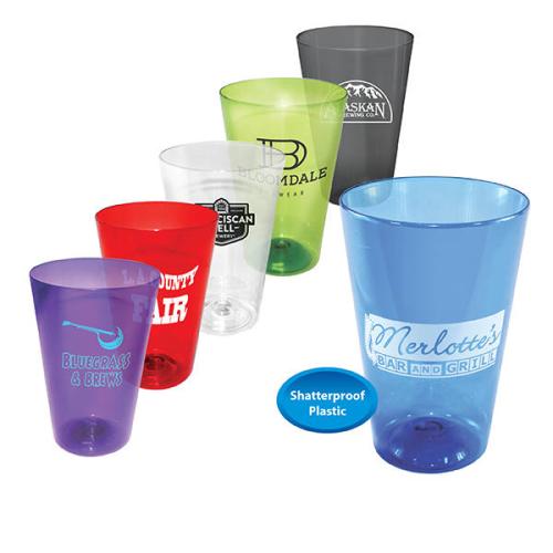 Drinkware - Made in the USA - ClaritySip 16oz Shatterproof Pint Glass