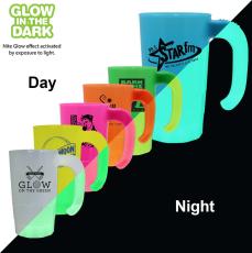 GlowStack 20oz Nighttime Beer Stein - Breast Cancer Awareness