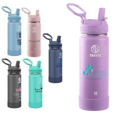 Takeya&reg; 18 oz. Actives with Straw Lid, Full Color Digital - Sports Bottles