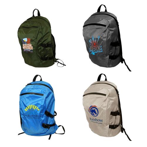 Bags - Tote Bags - Otaria&trade; Packable Backpack, Full Color Digital
