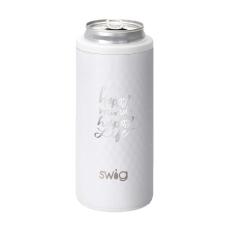 Swig&reg; 12 oz. Golf Partee Skinny Can Cooler, Laser, Premium - New Additions