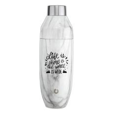Snowfox&reg; 24 oz. Marble Cocktail Shaker - Barware