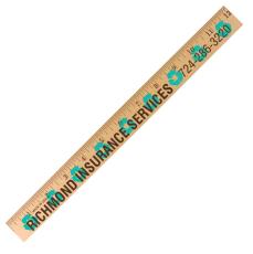 EcoLuxe Gleam Wood Ruler - Occasions