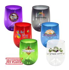 VinoSavor 12oz Shatterproof Wine Glass - St Patrick's Day