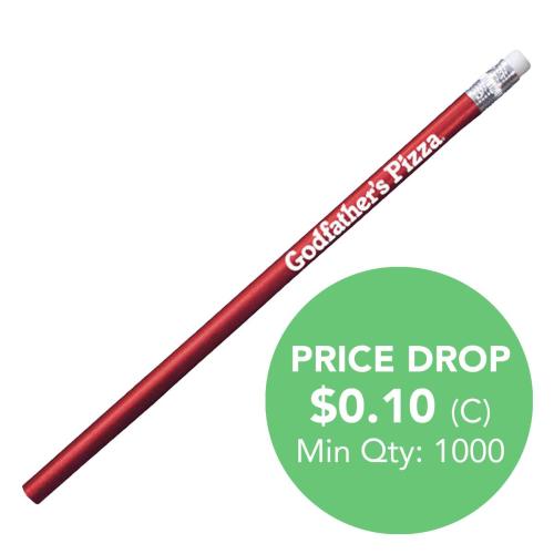 Pens & Writing - Pencils - GlintGraphite Metallic Wood Pencil