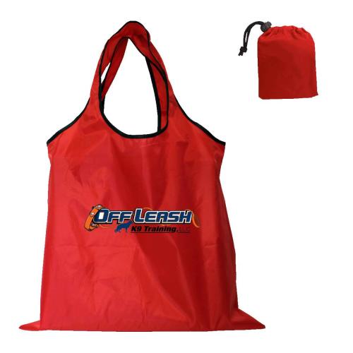 Bags - Tote Bags - EcoStash RPET Foldaway Tote - 13 Strap Pouch