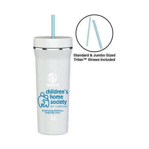 Drinkware - Metal Bottles - Takeya&reg; 32 oz. Straw Tumbler