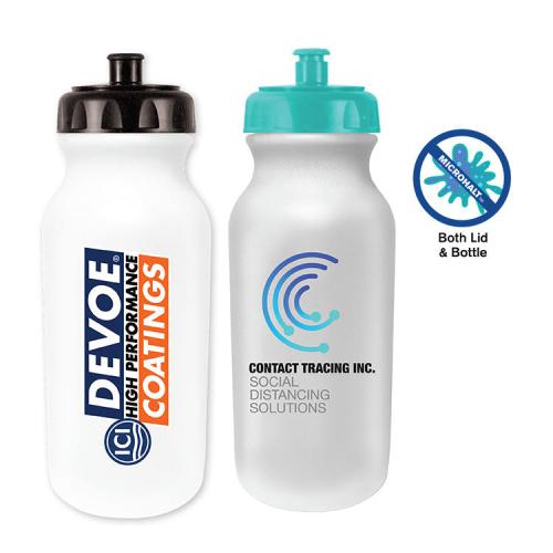 Drinkware - Sports Bottles - MicroHalt&trade; 20 oz. Value Cycle Bottle, Full Color Digital