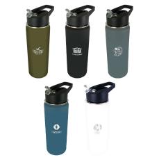 Halcyon&reg; 20 oz. Sports Bottle with Flip Straw Lid, Laser Engraved, Small - New Additions