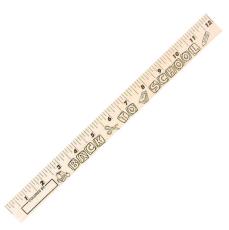 Woodland Edge Color Ruler - Natural Finish - Rulers