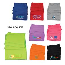 Chillwave Full-Color Cooling Towel - Breast Cancer Awareness