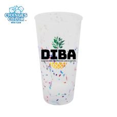 Mood&trade; 26 oz. Rainbow Confetti Tumbler, Full Color Digital - Drinkware