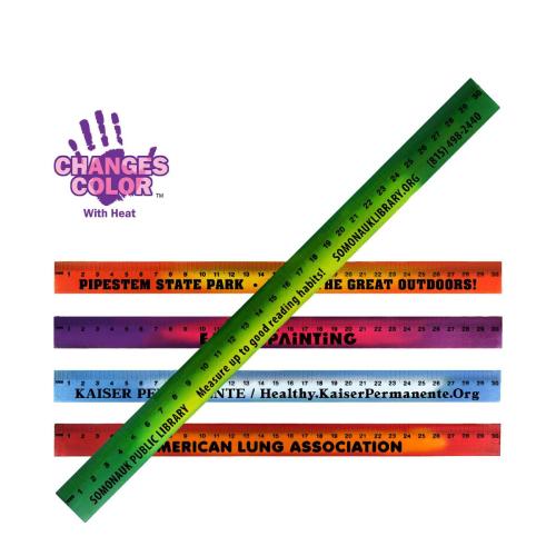 Auto & Tools - Rulers - ThermoShift 30cm Color-Changing Ruler