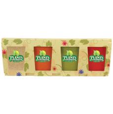 VerdantVibes Eco Planter Set - 4 Pack - Earth Day