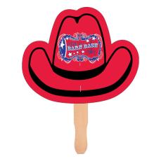 Cowpoke Cooldown Custom Hand Fan, Full Color - New Additions
