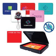 MicroHalt&trade; Gift Card Case, Full Color Digital - Breast Cancer Awareness