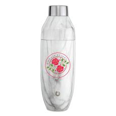Snowfox&reg; 24 oz. Marble Cocktail Shaker, Full Color Digital - Barware