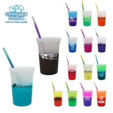 Mood&trade; 22 oz. Stadium Cup/Straw/Lid Set - New Additions