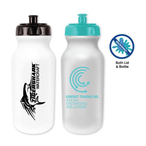 Drinkware - Made in the USA - MicroHalt&trade; 20 oz. Value Cycle Bottle with Push 'n Pull Cap