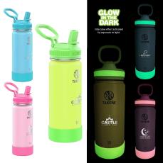 Takeya&reg; 18 oz. Actives Glow in the Dark Bottle, Laser - Standard - Drinkware