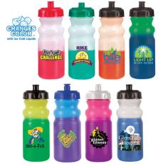 Mood&trade; 20 oz. Cycle Bottle, Push and Pull Cap, Full Color Digital Direct - Sports Bottles