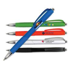 ErgoGrip Chrome Accent Click Pen - New Additions