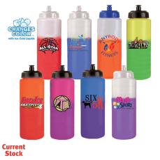 Mood&trade; 32 oz. Sports Bottle With Push 'n Pull Cap, Full Color Digital - New Additions