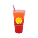 Orange to Tropical Red