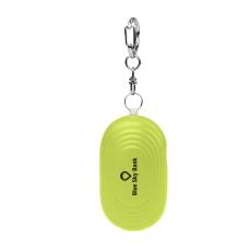 SafeGlow Oval Light & Alarm Keychain - Safety Accessories