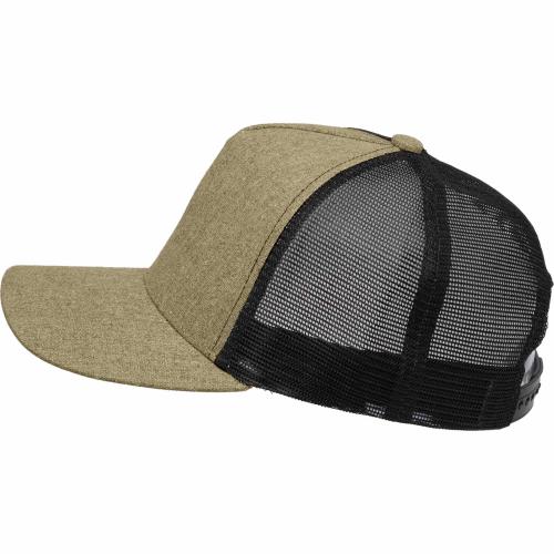 Apparel - Headwear - Caps - Recycled Cotton Canvas 5 Panel Mesh Back Ballcap