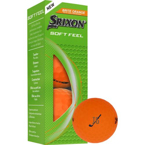 Sports & Outdoors - Golf Accessories - Srixon Soft Feel BRITE Golf Balls - 3 Pack