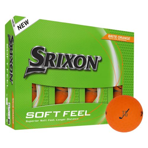 Sports & Outdoors - Golf Accessories - Srixon Soft Feel BRITE Golf Balls - 12 Pack