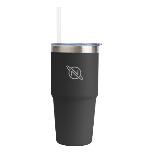 Drinkware - Tumblers - EcoSip 14oz Reclaimed Steel Tumbler