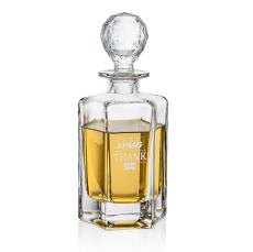 Elegance Crystal Decanter & Ice Set - 26oz - Barware