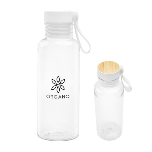 Drinkware - Plastic Bottles - EcoSip 20oz Bamboo-Top rPET Bottle