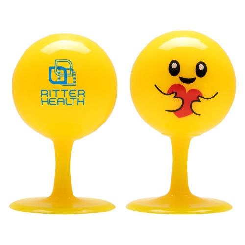 Toys & Novelties - Games - Emoji Bopper Desk Ball with Suction Cup