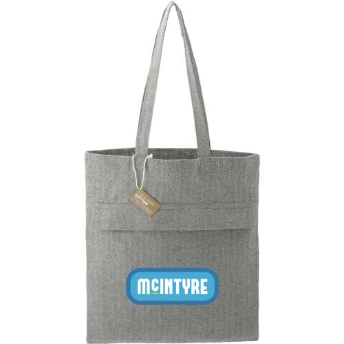 Bags - Tote Bags - EcoHaven Recycled Cotton Zip Tote