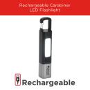 Best Buddy Tools &reg; Rechargeable Carabiner LED Flashlight